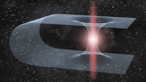 What Would Happen if a Black Hole Fell into a Wormhole